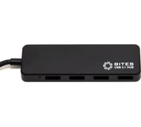 Концентратор 5Bites 4хusb3.0 / type-c plug / black HB34C-311BK