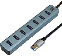 Концентратор 5Bites 7хusb3.0 / al / usb plug / silver HB37-315SL
