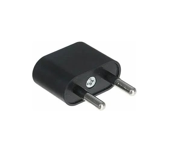 Плоский переходник, тип CEE 7/17 - тип А/F, 10А, макс. 250В, черный TDM ELECTRIC SQ1806-0088