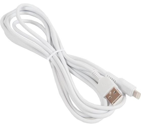 Кабель Hoco usb x20 flash для lightning, 2.0а, длина 2.0м, белый 648383 1