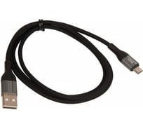 Кабель Hoco usb x72 creator silicone для micro-usb, 2.4а, длина 1.0м, черный 913648