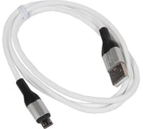 Кабель Hoco usb x72 creator silicone для micro-usb, 2.4а, длина 1.0м, белый 913652