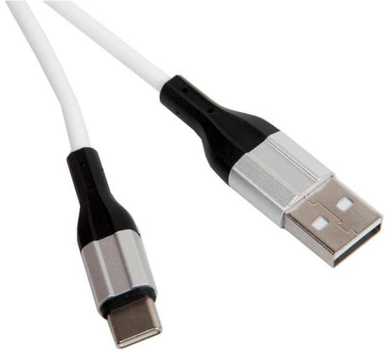 Кабель Hoco usb x72 creator silicone для type-c, 3.0а, длина 1.0м, белый 913655