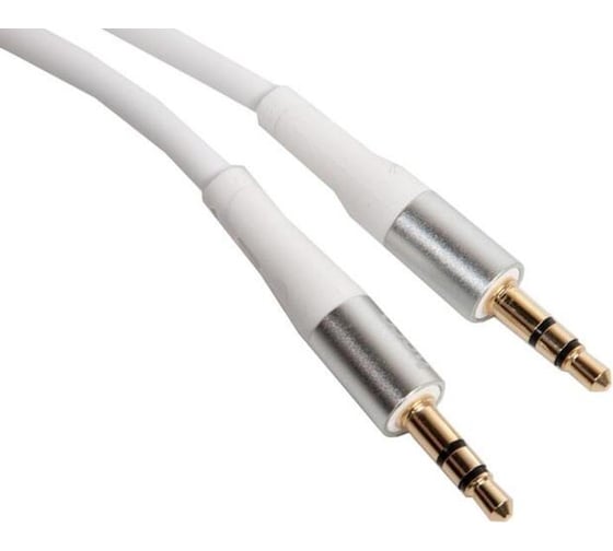Аудиокабель Hoco upa22 silicone aux, 1.0м, белый 913661