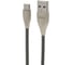 Кабель Mirex usb 2.0 am-type-c 1.2 метра, 2.4a, ПВХ, темно-серый металлик, 13700-BC017TGR 1