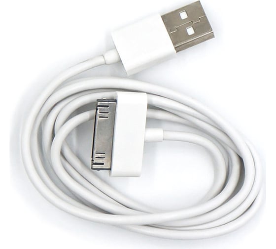 Соединительный кабель Mirex usb 2.0 am - 30pin 1 метр, белый 13700-AM30P10W 1