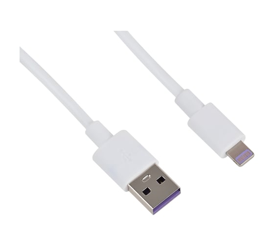 USB кабель Intro CI450 lightning белый 1м Б0056127