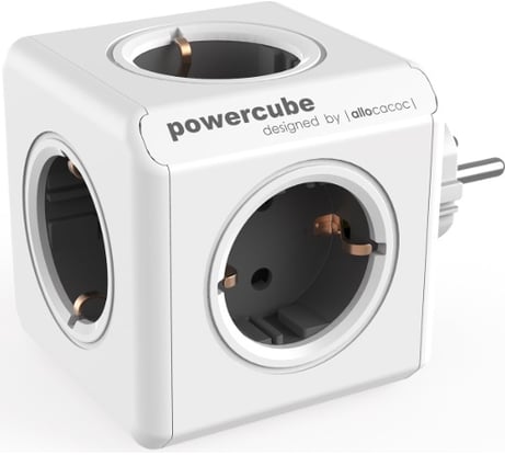 Сетевой разветвитель Allocacoc PowerCube Original GREY 1100GY/DEORPC
