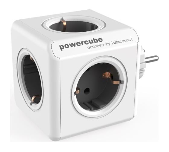 Сетевой разветвитель Allocacoc PowerCube Original GREY 1100GY/DEORPC 1