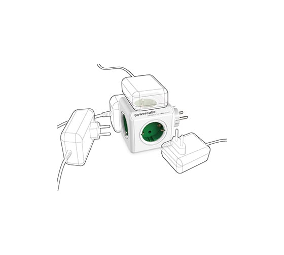 Сетевой разветвитель Allocacoc PowerCube Original RED 1100RD/DEORPC
