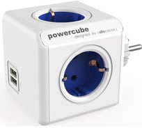 Сетевой разветвитель Allocacoc PowerCube Original USB BLUE 1202BL/DEOUPC