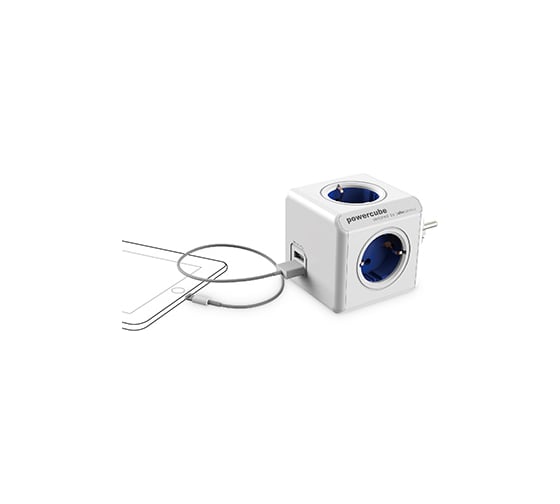 Сетевой разветвитель Allocacoc PowerCube Original USB RED 1202RD/DEOUPC