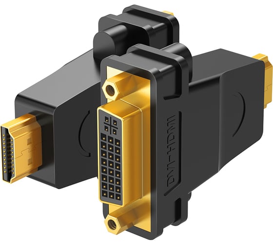 Адаптер Ugreen (20123) hdmi male to dvi (24+5) female adapter. цвет: черный 20123_