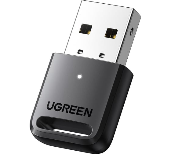 Адаптер Ugreen cm390 (80890) bluetooth 5.0 usb adapter. цвет: черный 80890_