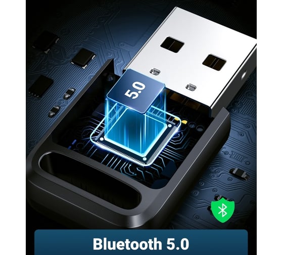 Адаптер Ugreen cm390 (80890) bluetooth 5.0 usb adapter. цвет: черный 80890_