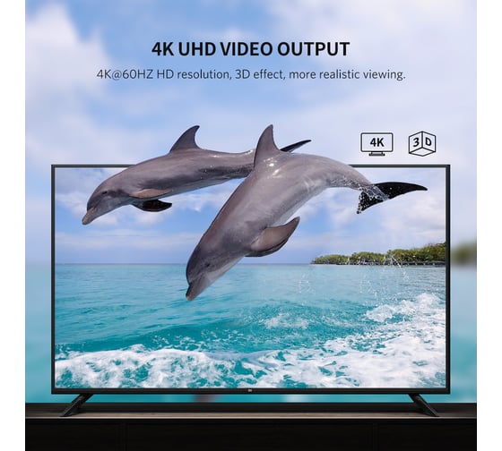 Адаптер Ugreen mm130 usb-c to displayport adapter. цвет: белый 40372