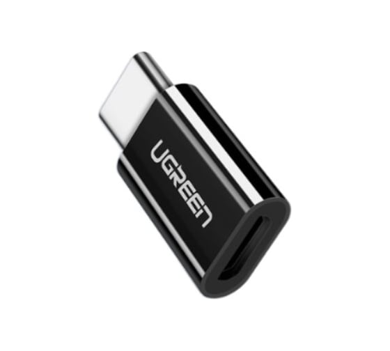 Адаптер Ugreen us157 (30391) usb-c to micro usb adapter. цвет: черный 30391_