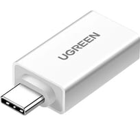 Адаптер Ugreen us173 (30155) usb-c to usb 3.0 a female adapter. цвет: белый 30155_