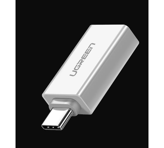 Адаптер Ugreen us173 (30155) usb-c to usb 3.0 a female adapter. цвет: белый 30155_