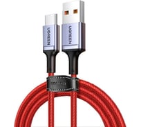 Кабель Ugreen us505 (20527) usb 2.0 to type-c 6a aluminium alloy cable. длина: 1м. цвет: красный _ 20527