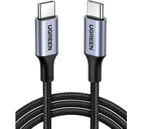 Кабель Ugreen us316 usb-c 2.0 to usb-c 2.0 5a data cable. длина 1,5м. цвет: черный 70428
