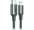 Кабель Ugreen us304 (80564) usb-c to lightning m/m cable aluminum shell braided. длина: 1м. цвет: темно-зеленый _ 80564 1