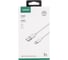 Кабель Ugreen us289 usb 2.0 a to micro usb cable nickel plating. длина: 1м. цвет: белый 60141 2