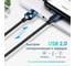 Кабель Ugreen us287 usb-a 2.0 to usb-c cable nickel plating. длина 1 м. цвет: черный 60116 5