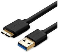 Кабель Ugreen us130 (10841) usb 3.0 a male to micro usb 3.0 male cable. длина: 1м. цвет: черный 10841_
