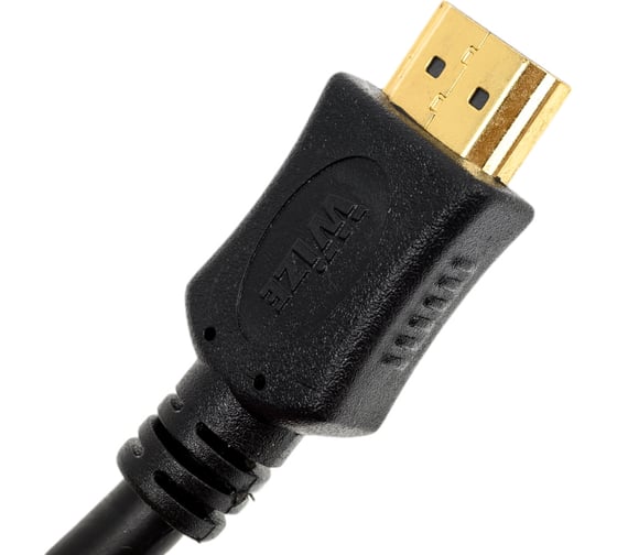 Кабель HDMI Wize C-HM-HM-10M 10 м, v.2.0, 19M/19M, 4K/60 Hz 4:2:0/30 Hz 4:4:4 Ethernet, позолоченные разъемы, экран, черный, пакет 6 121636