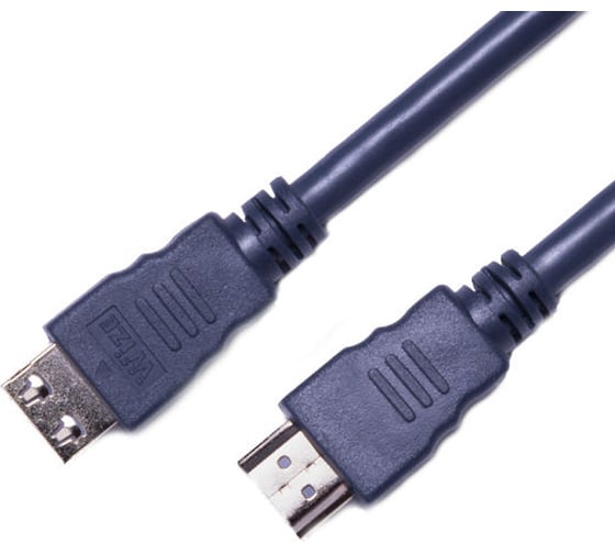 Кабель HDMI Wize CP-HM-HM-10M 10 м, v.2.0, K-Lock, soft cable, 19M/19M, 4K/60 Hz 4:2:0/30 Hz 4:4:4, Ethernet, позолоченные разъемы, экран 6 121645 1