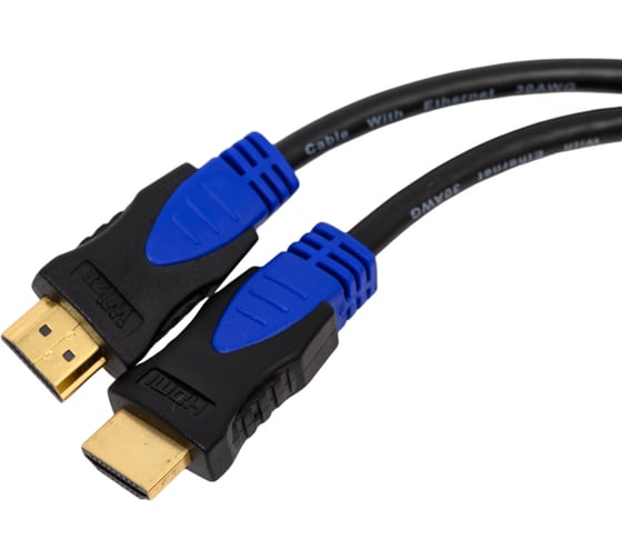 Кабель HDMI Wize WAVC-HDMI-1.8M 1.8 м, v.2.0b, 19M/19M, 4K/60 Hz 4:4:4, 30 AWG, HDCP 1.4, HDCP 2.2, Ethernet, позолоченные разъемы, экран 135796