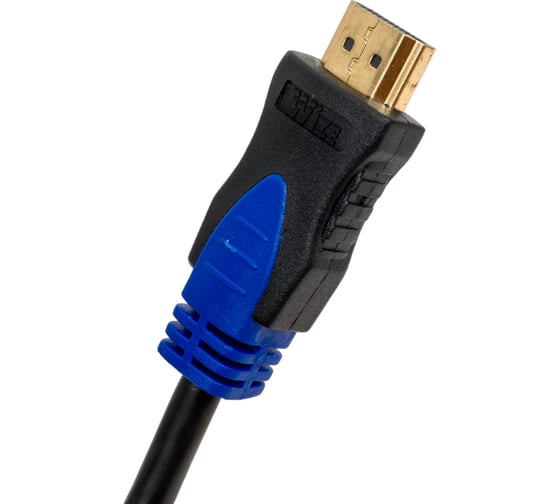 Кабель HDMI Wize WAVC-HDMI-1M 1 м., v.2.0b, 19M/19M, 4K/60 Hz 4:4:4, 30 AWG, HDCP 1.4, HDCP 2.2, Ethernet, позолоченные разъемы, экран, черный 135795