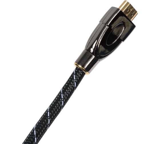 Кабель HDMI Wize WAVC-HDMIRA-5M 5 м., v.2.0, 19M/19M, 4K/60 Hz 4:4:4, 26 AWG, HDCP 1.4, HDCP 2.2, Ethernet, позолоченный угловой разъем 139538