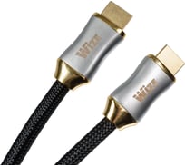 Кабель HDMI Wize WAVC-HDMI8K-1M 1 м, v.2.1, 19M/19M, 8K/120Hz/60Hz, 4K/144Hz/120Hz 4:4:4, eARC, HDCP 2.3/EDID/ HEC/CEC/ DDC, 30 AWG 139457