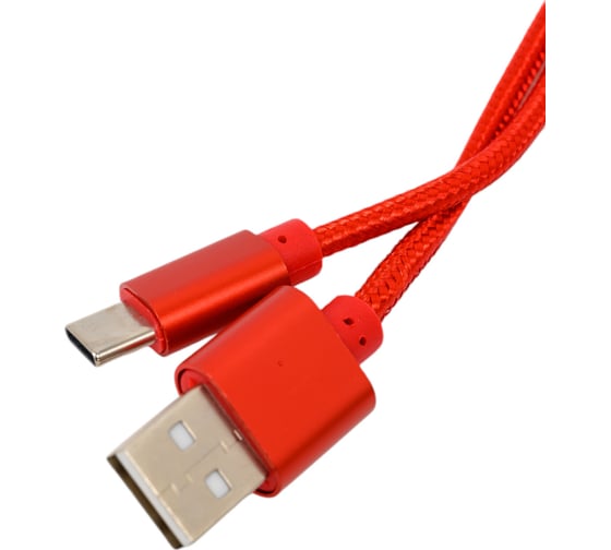 Кабель ENERGY ET-26 USB/Type-C, красный 104106