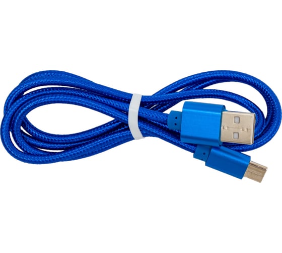 Кабель ENERGY ET-27 USB/Type-C, синий 104109