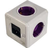 Сетевой разветвитель Allocacoc PowerCube ReWirable USB + 4x plug 1810/DERU4P