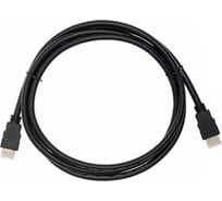 Аудио-видео кабель CACTUS CS-HDMI.1.4-1.8 HDMI (m)/HDMI (m) 1.8м. позолоч.конт. черный 1723666