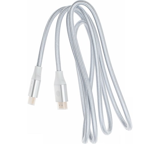 Аудио-видео кабель CACTUS CS-HDMI.2.1-1.8 HDMI (m)/HDMI (m) 1.8м. позолоч.конт. серебристый 1723634