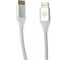 Аудио-видео кабель CACTUS CS-HDMI.2.1-1 HDMI (m)/HDMI (m) 1м. позолоч.конт. серебристый 1722994 1