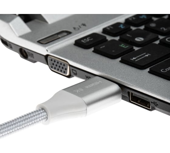 Аудио-видео кабель CACTUS CS-HDMI.2.1-3 HDMI (m)/HDMI (m) 3м. позолоч.конт. серебристый 1723645