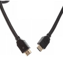 Аудио-видео кабель CACTUS CS-HDMI.2-1 HDMI (m)/HDMI (m) 1м. позолоч.конт. черный 1723649