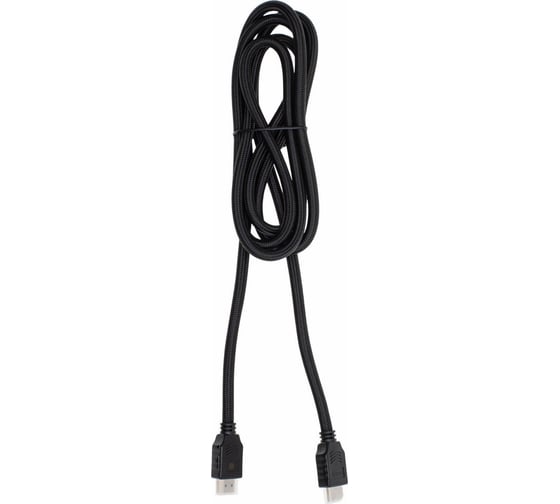 Аудио-видео кабель CACTUS CS-HDMI.2-2 HDMI (m)/HDMI (m) 2м. позолоч.конт. черный 1723653