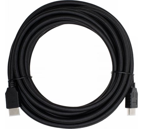 Аудио-видео кабель CACTUS CS-HDMI.2-5 HDMI (m)/HDMI (m) 5м. позолоч.конт. черный 1723656
