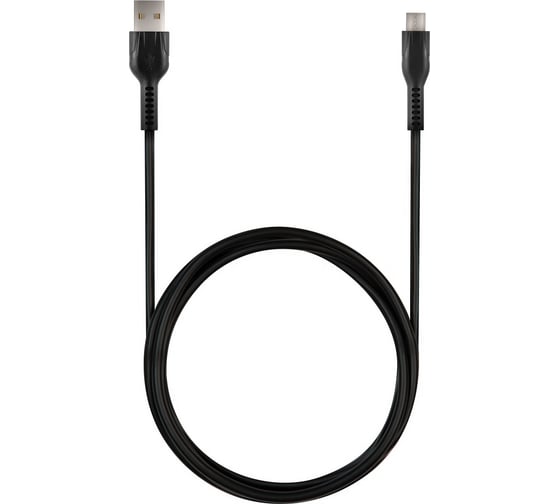 Кабель STIMA для зарядки смартфонов и других устройств usb 2.0 - micro usb, черный PC10-26