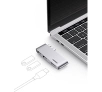 USB концентратор UGREEN для MacBook хаб, 2 x USB 3.0, HDMI 10914