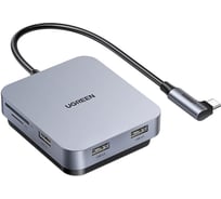 USB концентратор UGREEN для Mac хаб, 3 x USB A 3.0, SD\TF 60377