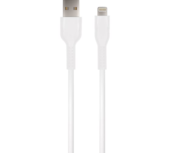 Кабель STIMA для зарядки смартфонов и других устройств usb 2.0 - lightning, белый PC10-01
