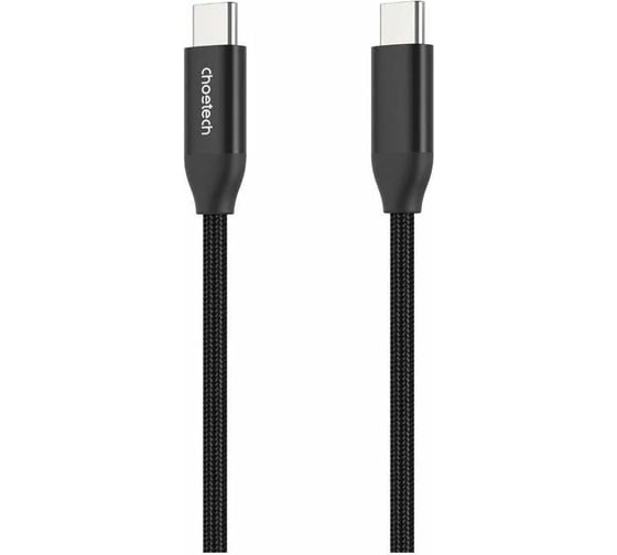Кабель для передачи данных и зарядки Choetech USB Type C, PD 240 Вт, 480Mbps, нейлоновая оплетка, 1,2 м XCC-1035-BK 1